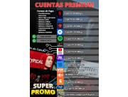 Netflix y cuentas Premium disponibles