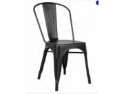 SILLA FIJA TOLIX NEGRO 110 K (EM501) BRILLOSO