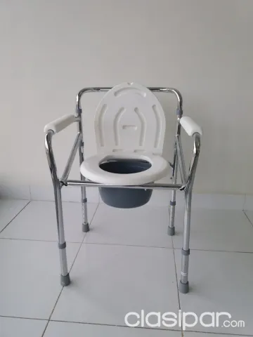 Silla De Baño Inodoro Portatil sanitario Plegable