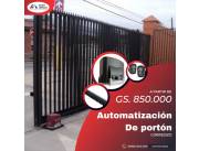 Automatización de portón, portón eléctrico