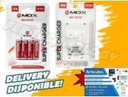 CARGADOR P/ PILA CON 4 PILAS AA MO-CB792