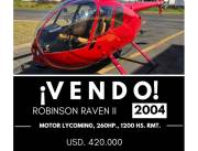 VENDO HELICÓPTERO ROBINSON RAVEN II R44