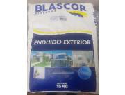 ENDUIDO EXTERIOR TEXTURADO RUSTICO BLASCOR 15 KG