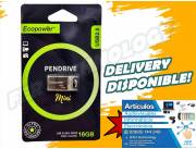 PENDRIVE MINI ECOPOWER DE METAL 16GB