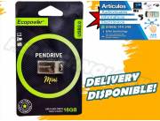 PENDRIVE MINI ECOPOWER DE METAL 16GB
