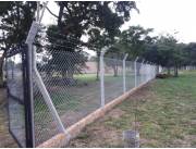 Cercado Perimetral con Tejido de Alambre , Construcción