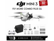 Drone DJI Mini 3 Fly More Combo Plus GL. Adquirilo en cuotas!
