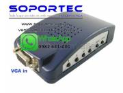Video Convertidor VGA a RCA/ S-VIDEO/ VGA - Soportec Informatica