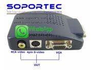 Video Convertidor VGA a RCA/ S-VIDEO/ VGA Soportec Informatica