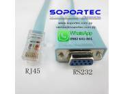 Cables RJ45 a Serial RS232 - Soportec Informatica