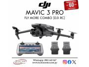 Drone DJI Mavic 3 Pro Fly More Combo (DJI RC). Adquirilo en cuotas!