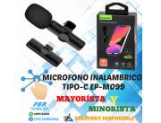 MICROFONO INALAMBRICO P/ TIPO C EP-M099