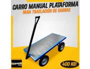 Carro manual plataforma 400kg
