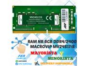 MEMORIA RAM NOTEBOOK 8GB DDR4/2400MHZ MACROVIP MV24S17/8