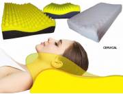 Almohada cervical con funda