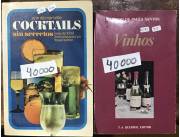 Vendo libros cocktails y vinhos