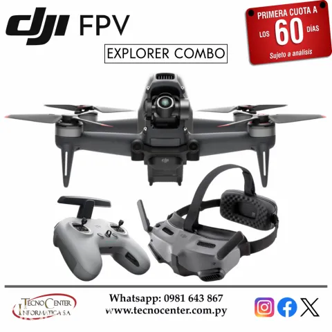 Comprá Drone DJI FPV Explorer Combo - Envios a todo el Paraguay