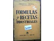 Vendo libro formulas y recetas industriales