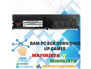 MEMORIA RAM PC 8GB DDR4/2400MHZ UP GAMER