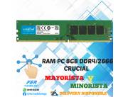 MEMORIA RAM NOTEBOOK 8GB DDR4/2666MHZ CRUCIAL