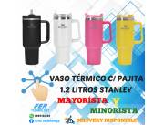 VASO TERMICO C/ PAJITA STANLEY 1.2L