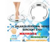 BALANZA PERSONAL SUNLIGHT S701 180KG