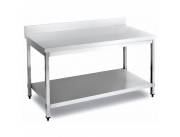 MESA DE TRABAJO TOKYO INDUSTRIAL INOX BV700-180BL CON ESTANTE !! NUEVOS CON GARANTÍA !!