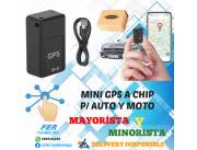 MINI GPS RASTREADOR A CHIP P/ AUTO MOTO