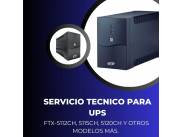 SERVICIO TECNICO PARA UPS 220V 1500VA 900W FTX-5115CH NEMA UNIVERSAL