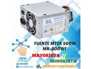 FUENTE MTEK MK-500WF 500W