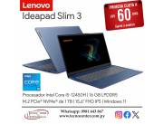 Notebook Lenovo Ideapad Slim 3 Intel Core i5 SSD 1TB. Adquirila en cuotas!
