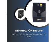 REPARACIÓN DE UPS 110V 1500VA 900W INFOSEC X1 L.INTERACTIVA BRA 