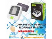 TOMA PRESION DE BRAZO ECOPOWER EP-2730