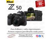 Cámara Nikon Z50 Kit 16-50mm. Adquirila en cuotas!