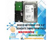 DISCO DURO INTERNO 3.5 SEAGATE 1TB 5900RPM PULL
