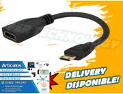 CABLE ADAPTADOR MINI HDMI A HDMI HEMBRA