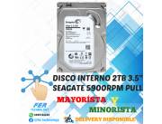 DISCO DURO INTERNO 3.5 SEAGATE 2TB 5900RPM PULL