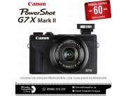 Cámara Canon PowerShot G7X Mark II. Adquirila en cuotas!