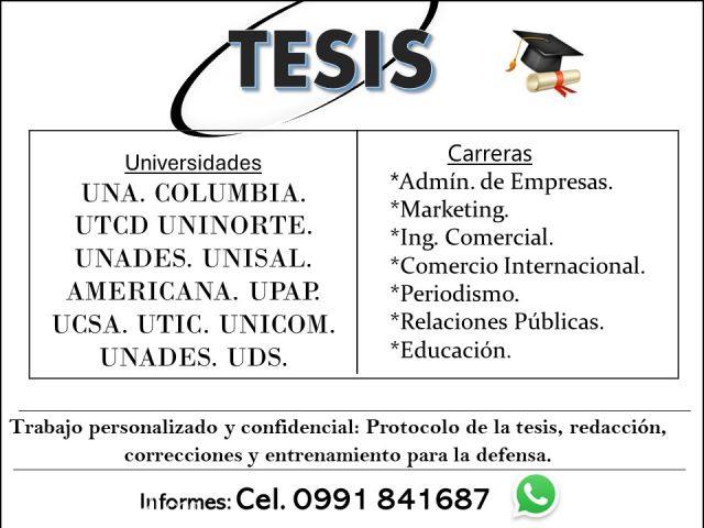 Universitaria - TESIS DE GRADO/MAESTRIAS
