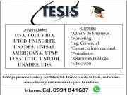 TESIS DE GRADO/MAESTRIAS