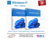 Licencias Windows 11 Pro - Home. Adquirilas en cuotas!