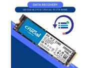 DATA RECOVERY HD SSD M.2 PCIE 2TB CRUCIAL P2 2280 NVME CT2000P2SSD8 2400/1900