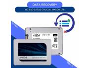 DATA RECOVERY HDD SSD 1TB MX500 CRUCIAL