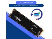 DATA RECOVERY HDD SSD 1.0TB CRUCIAL P3 M.2 NVME