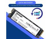 DATA RECOVERY HD SSD M.2 PCIE 512GB PATRIOT NVME P300P512GM28 2100/1100