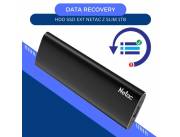 DATA RECOVERY HDD SSD 1TB NETAC EXT ZSLIM