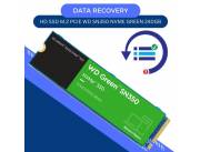 DATA RECOVERY HD SSD M.2 PCIE 240GB WD SN350 NVME WDS240G2G0C GREEN 2400/9