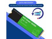 DATA RECOVERY HD SSD M.2 PCIE 240GB WESTERN DIGITAL NVME WDS240G2G0C GREEN 2400/900