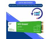 DATA RECOVERY HD SSD M.2 SATA3 120GB WESTERN DIGITAL WDS120G2G0B GREEN