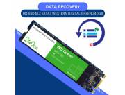 DATA RECOVERY HD SSD M.2 SATA3 240GB WESTERN DIGITAL WDS240G2G0B GREEN
